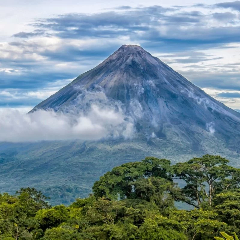 Arenal Volcano from the distance Arenal Volcano from the distance